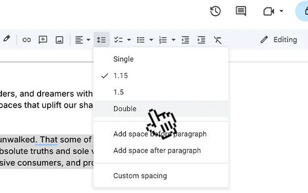 2_Double_Space_in_Google_Docs_Image