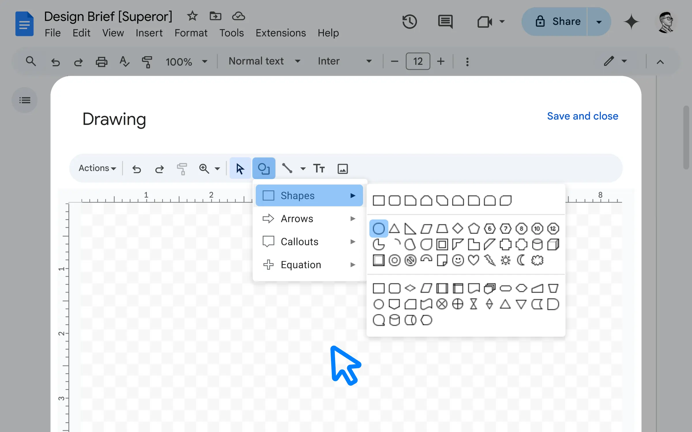 Productivity-CircleSomethinginGoogleDocs-ShapesOval