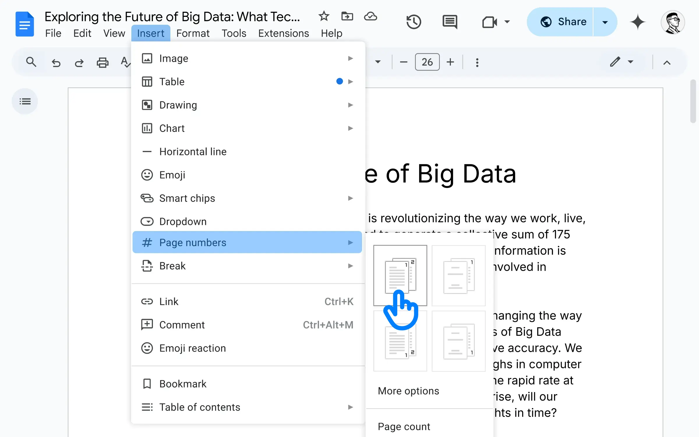 Productivity-Page-NumbersinGoogleDocs-TopIncludeHeader